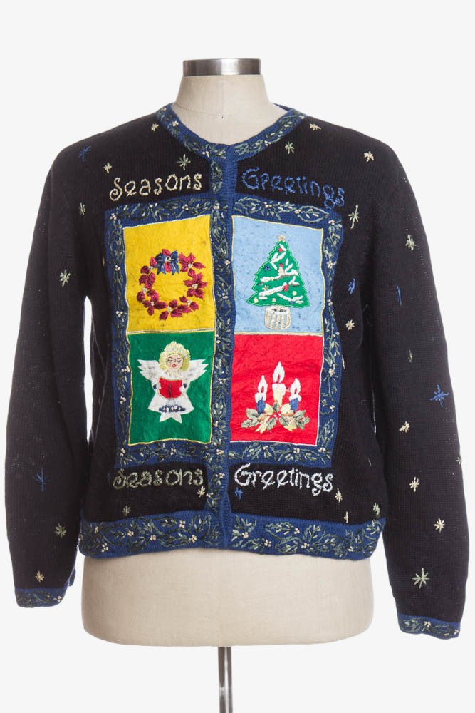 Multicolor Ugly Christmas Cardigan 40071