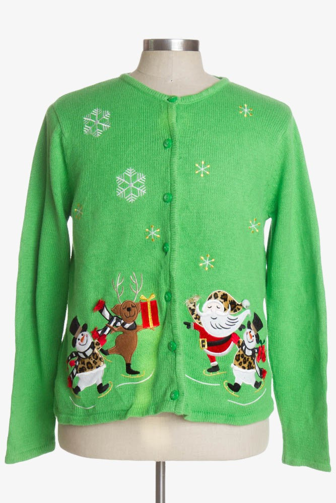 Green Ugly Christmas Cardigan 40968