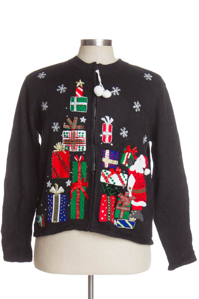 Black Ugly Christmas Cardigan 41214