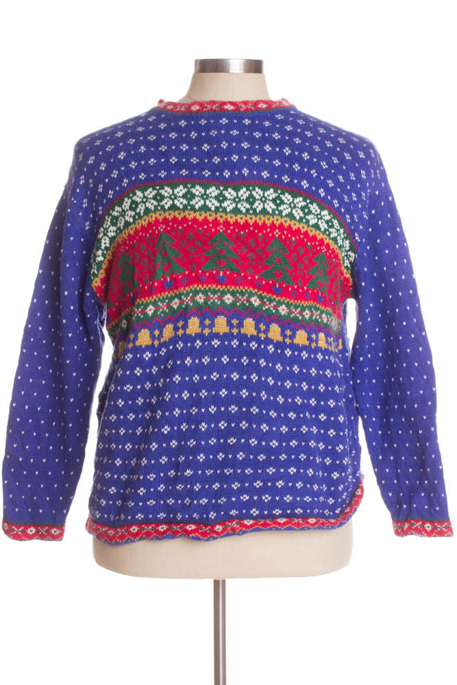 Blue Ugly Christmas Pullover 41352