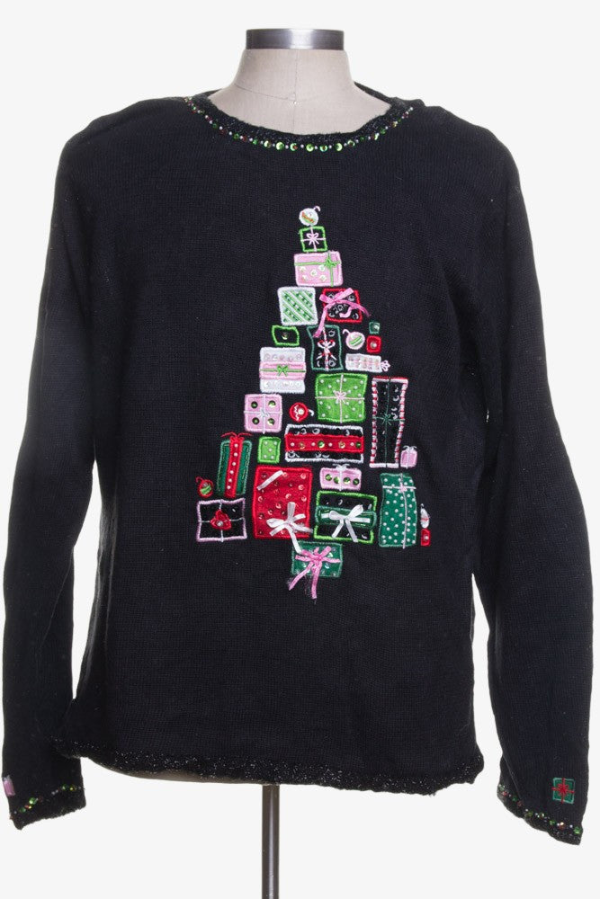 Black Ugly Christmas Pullover 41540