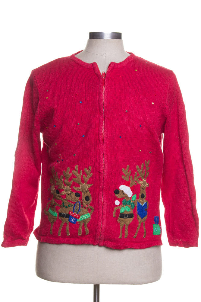Red Ugly Christmas Cardigan 41564