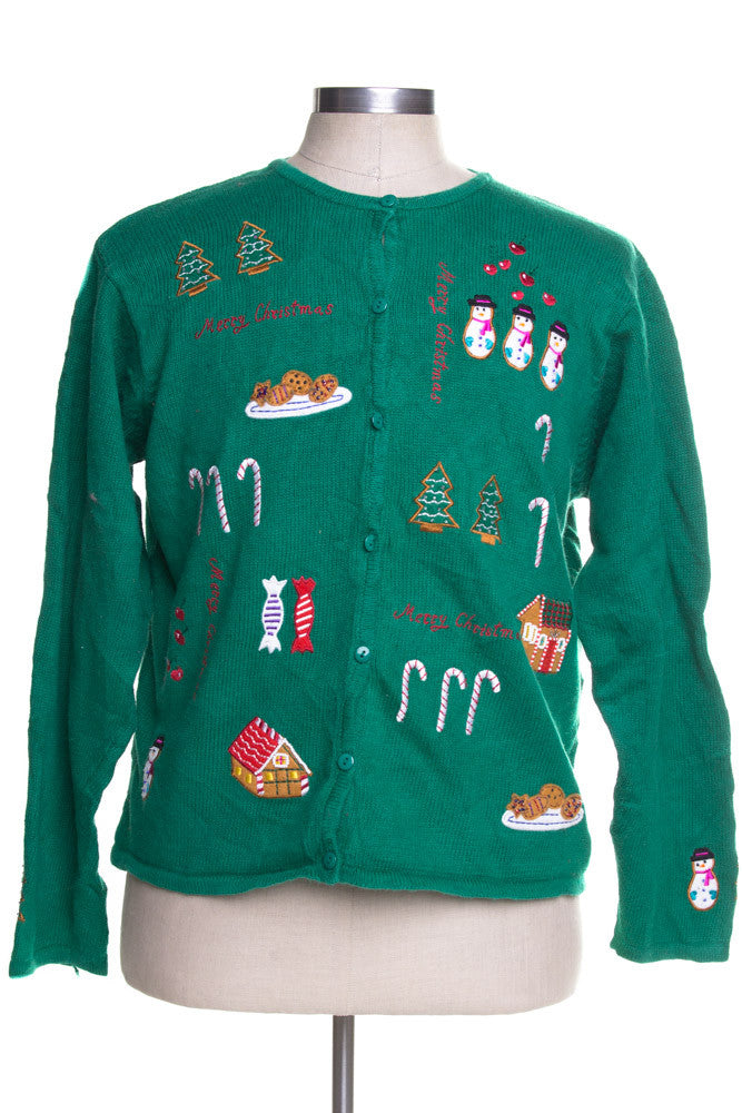 Green Ugly Christmas Cardigan 41579