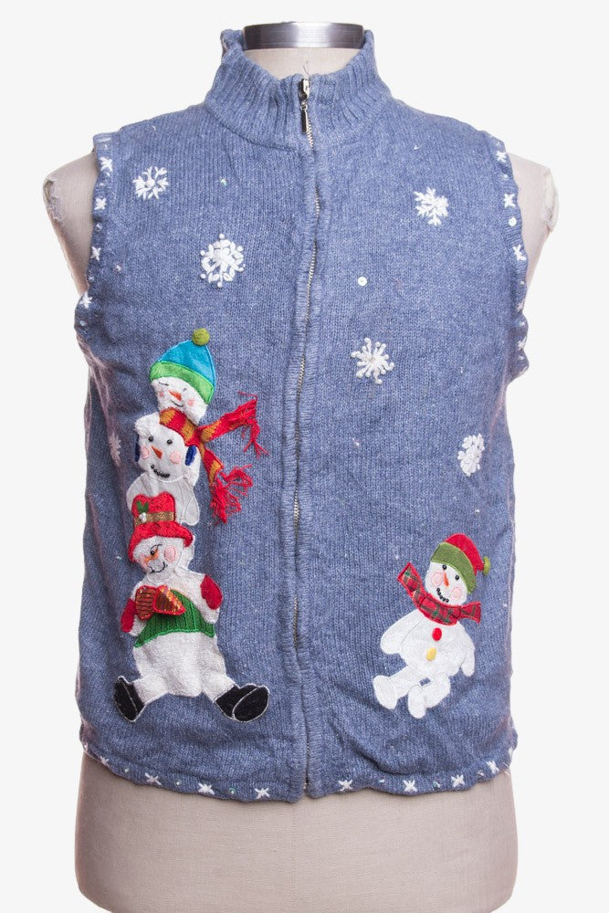Blue Ugly Christmas Vest 41702