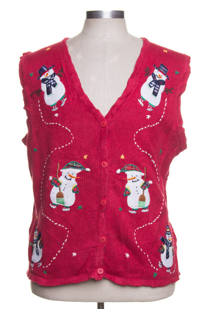 Red Ugly Christmas Vest 41723