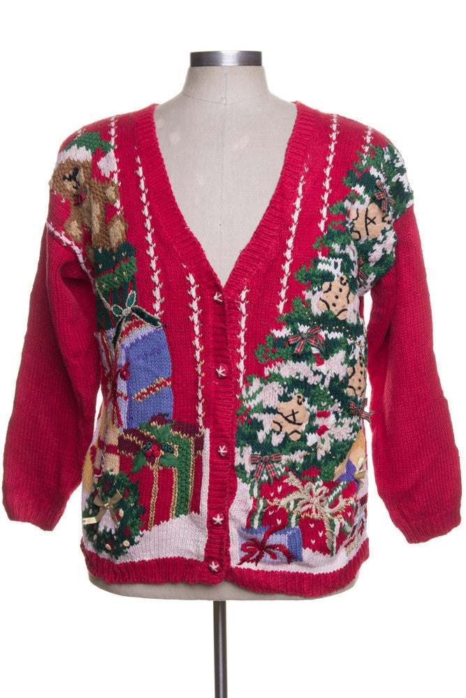 Red Ugly Christmas Cardigan 41737