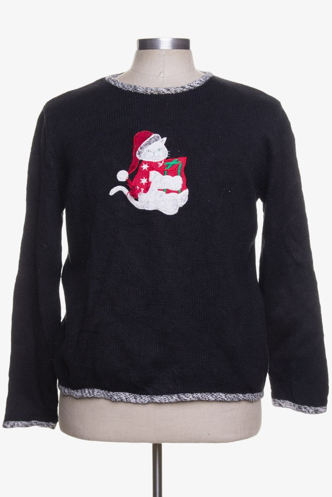 Black Ugly Christmas Pullover 41820