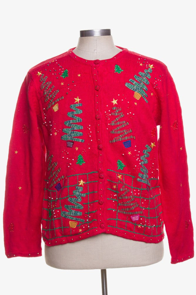 Red Ugly Christmas Cardigan 41895
