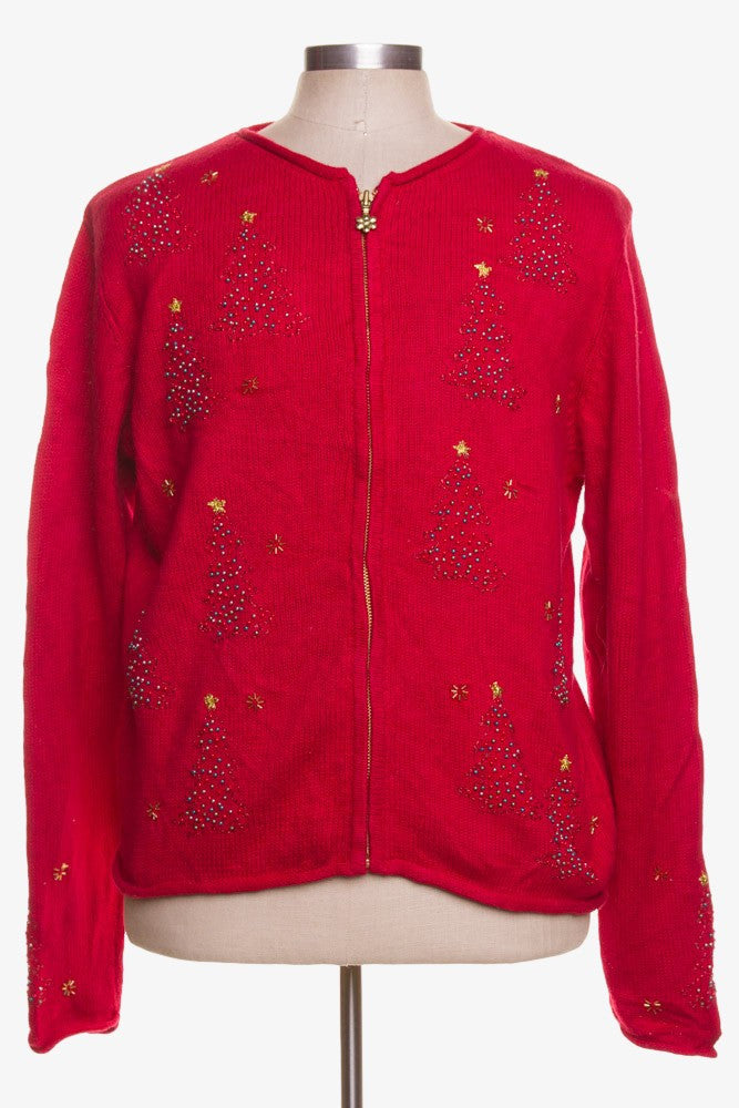Red Ugly Christmas Cardigan 42186