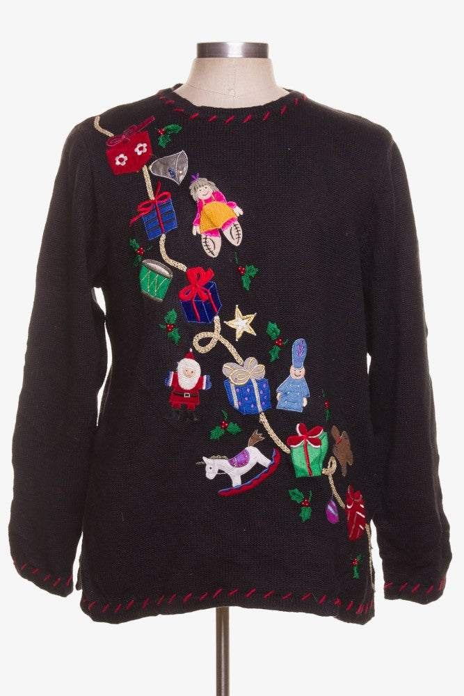 Black Ugly Christmas Pullover 42224