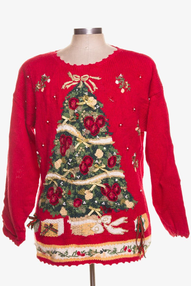 Red Ugly Christmas Pullover 42243
