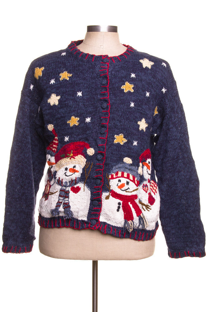 Blue Ugly Christmas Cardigan 42284