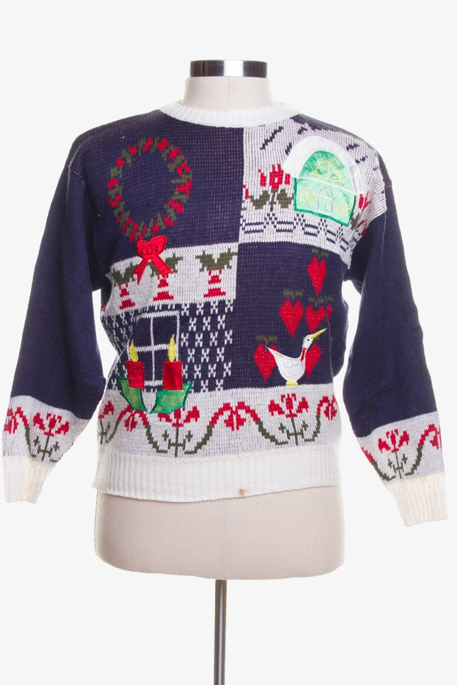 Blue Ugly Christmas Pullover 42350