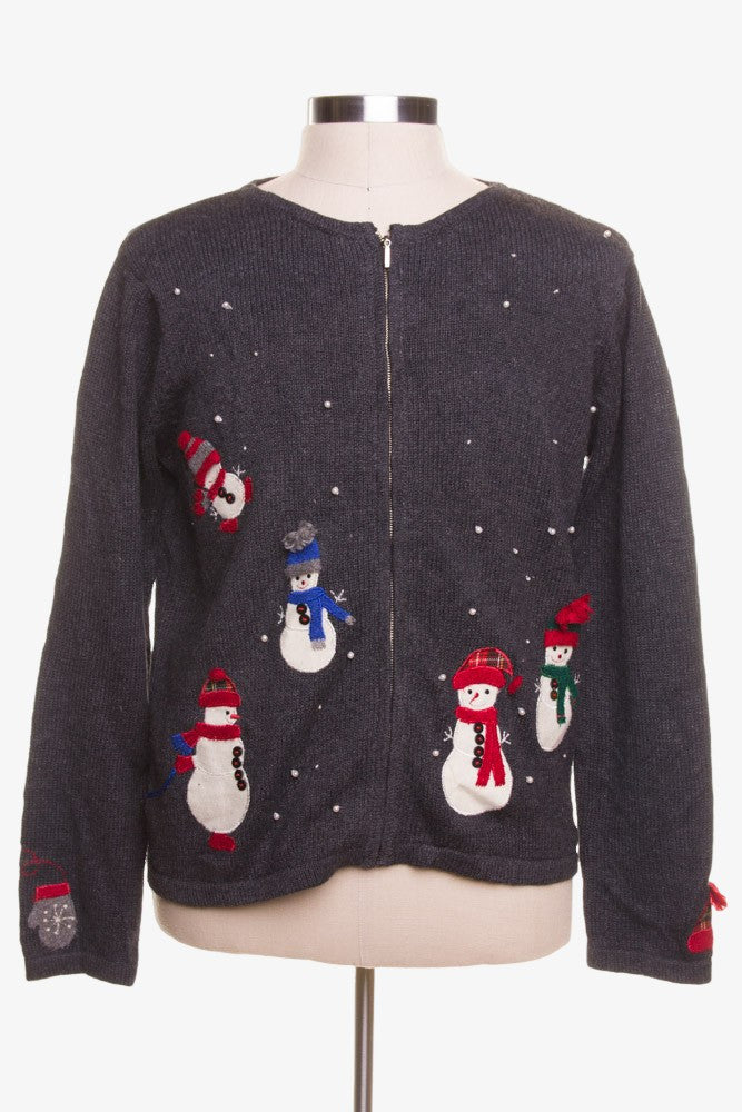 Black Ugly Christmas Cardigan 42422