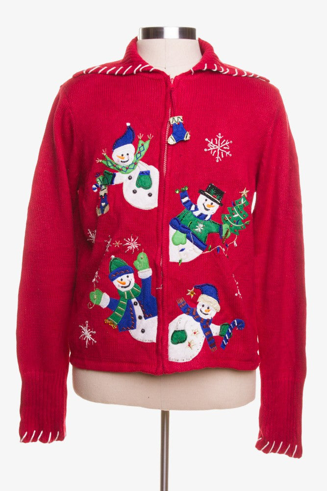 Red Ugly Christmas Cardigan 42428