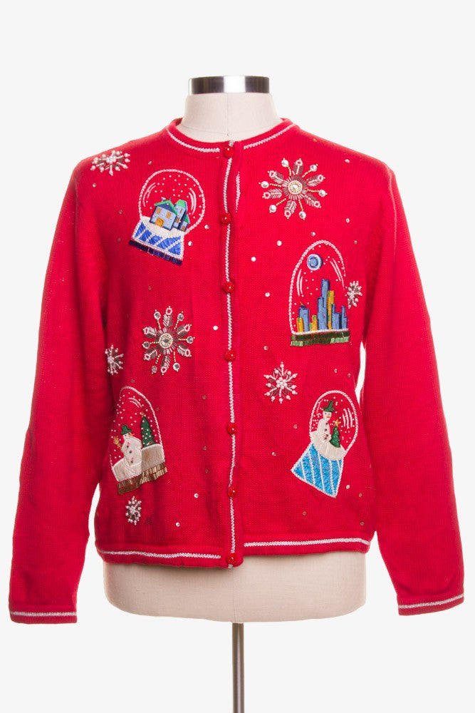 Red Ugly Christmas Cardigan 42431