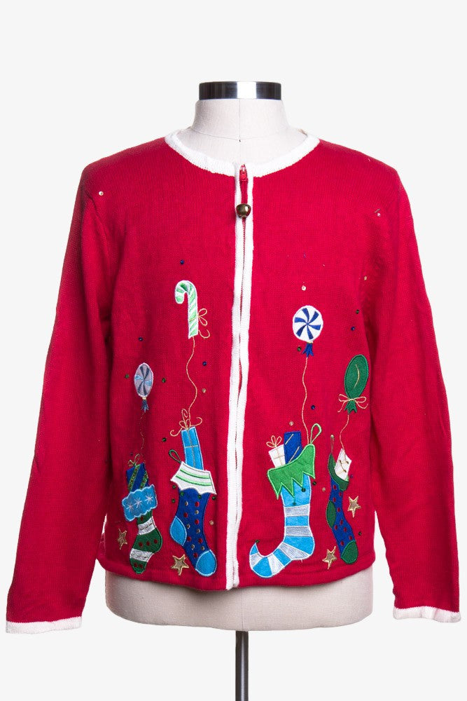 Red Ugly Christmas Cardigan 42626
