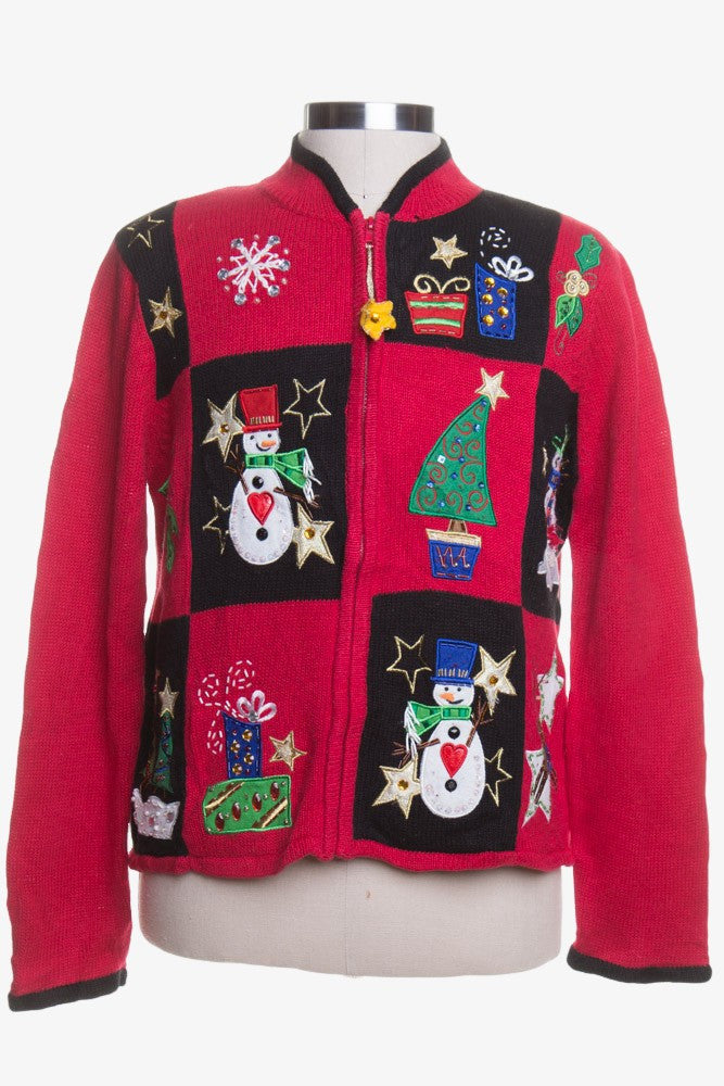 Red Ugly Christmas Cardigan 42770