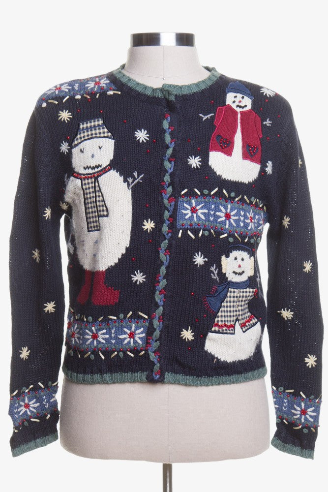 Blue Ugly Christmas Cardigan 42788