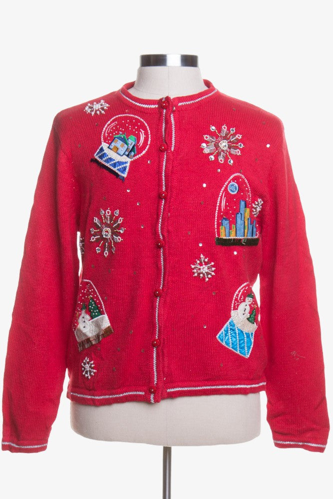 Red Ugly Christmas Cardigan 42823