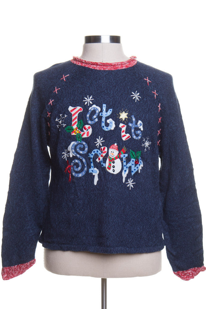 Blue Ugly Christmas Pullover 42825