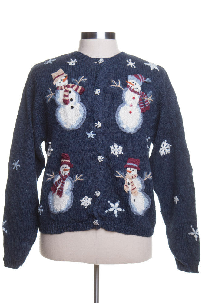 Blue Ugly Christmas Cardigan 42838