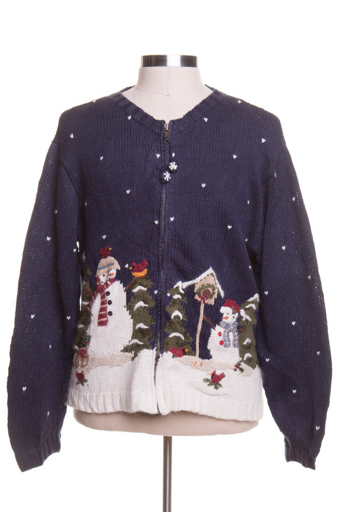 Blue Ugly Christmas Cardigan 42898