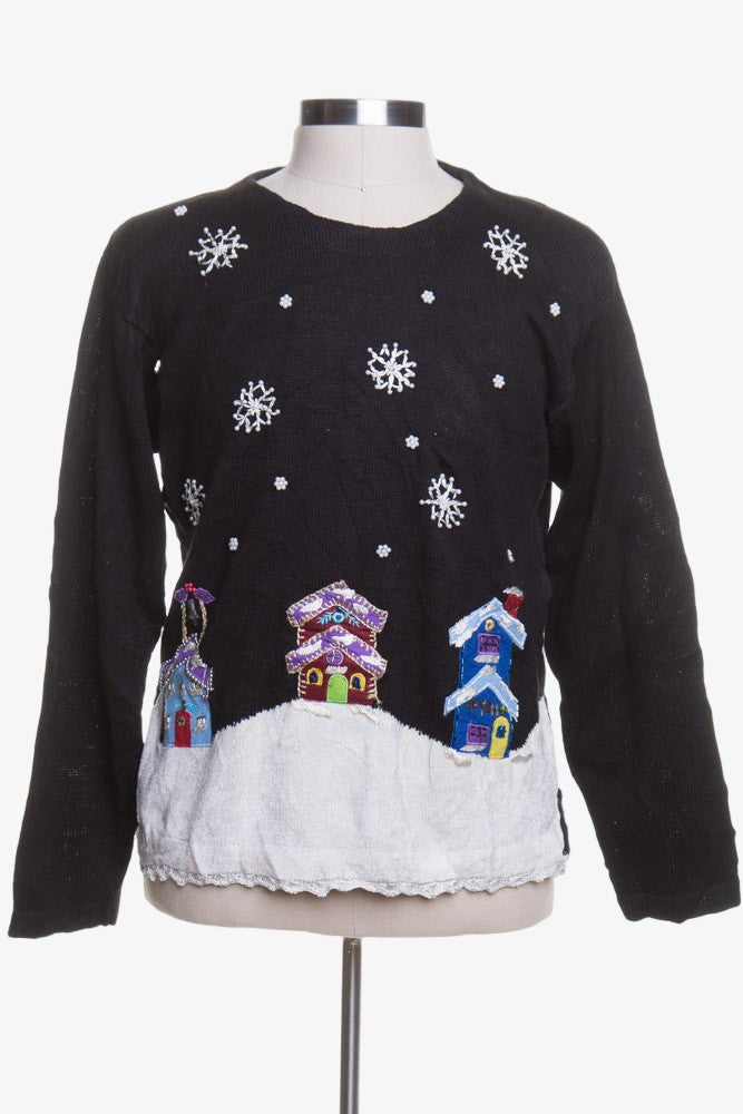 Black Ugly Christmas Pullover 43046