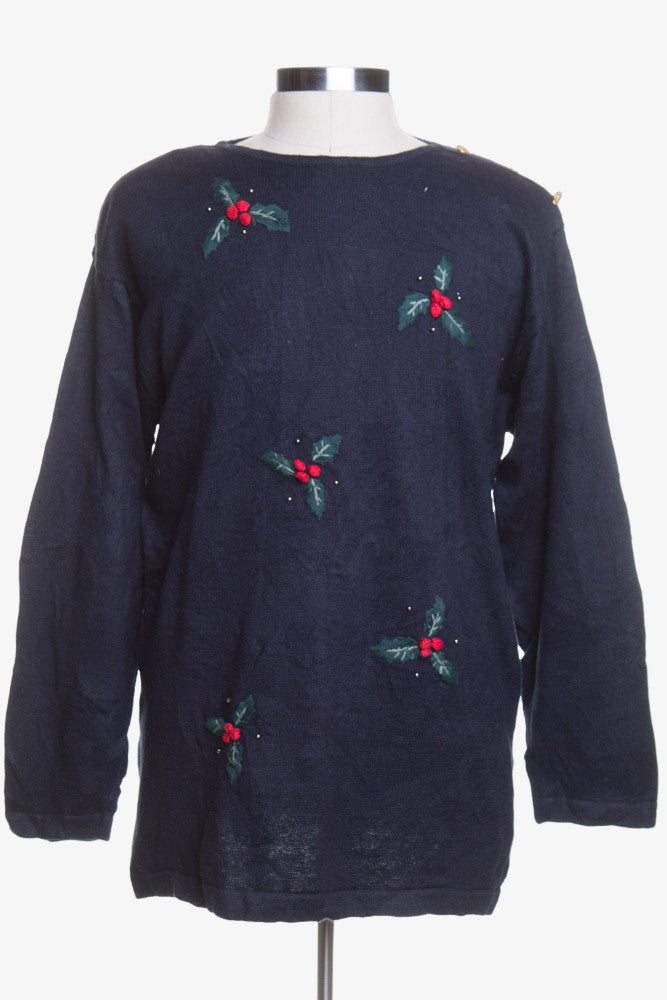 Black Ugly Christmas Pullover 43413
