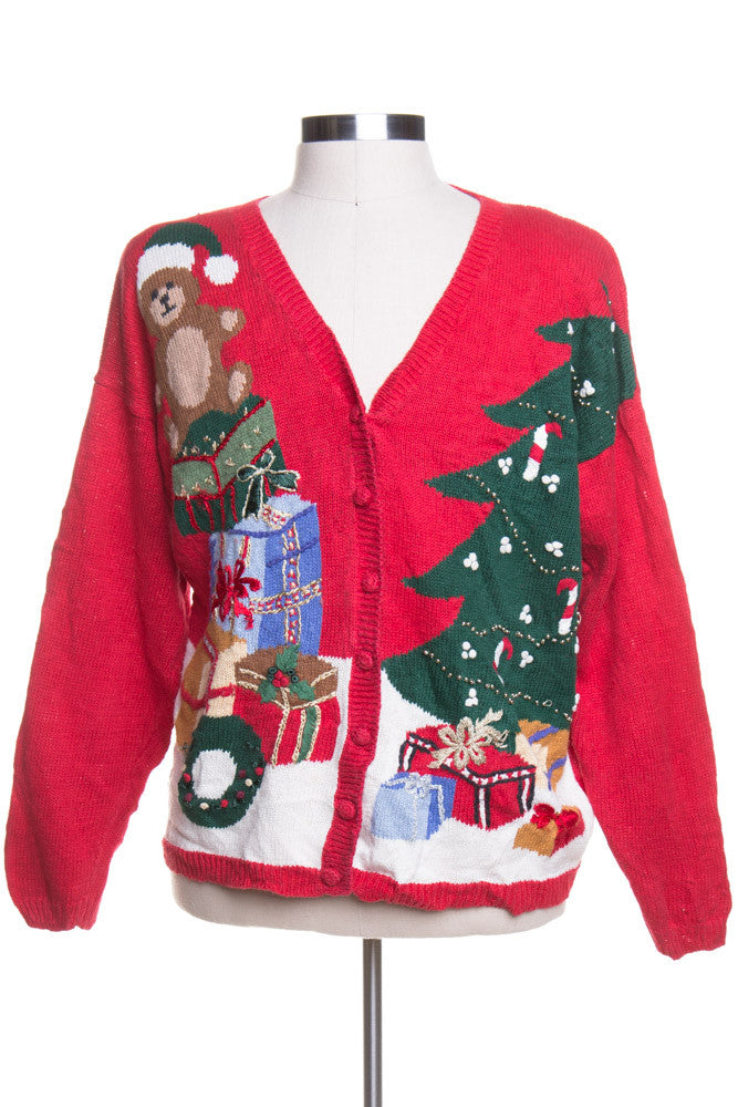 Red Ugly Christmas Cardigan 43486