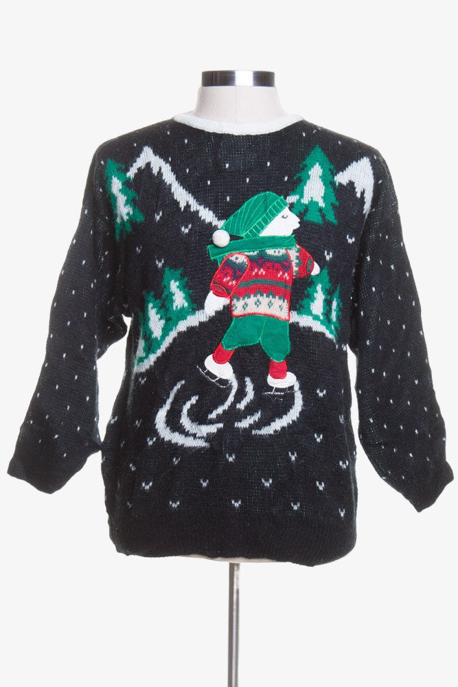 Black Ugly Christmas Pullover 43830