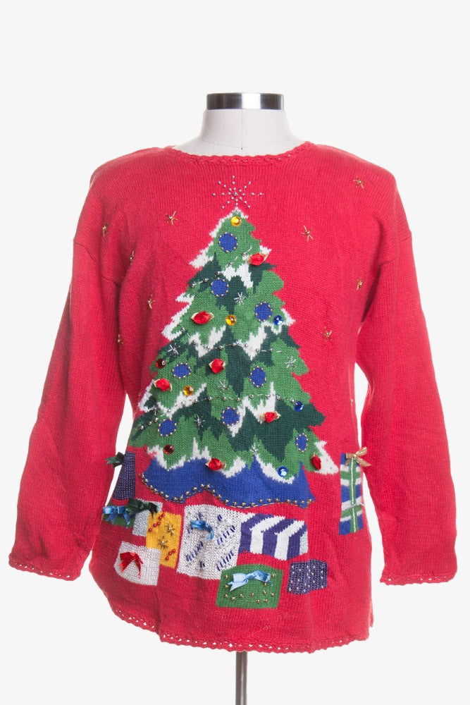 Red Ugly Christmas Pullover 44015