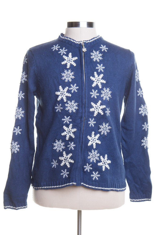 Blue Ugly Christmas Cardigan 44612