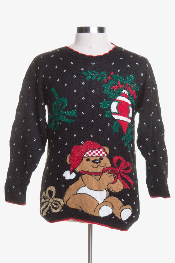 Black Ugly Christmas Pullover 45038