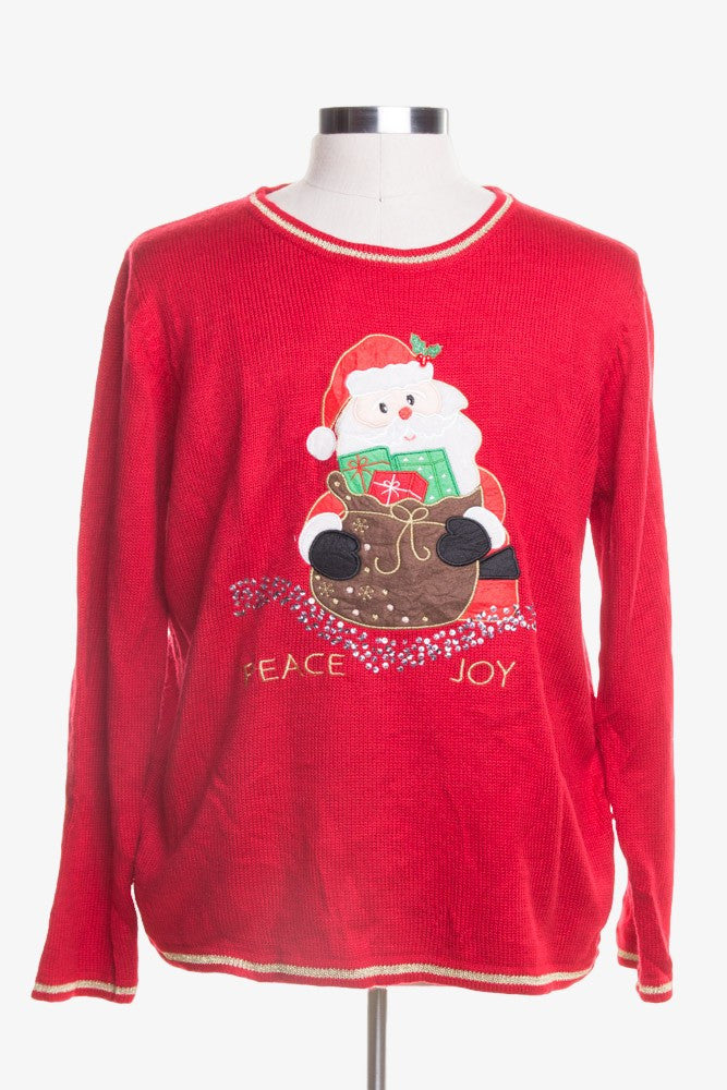 Red Ugly Christmas Pullover 45095