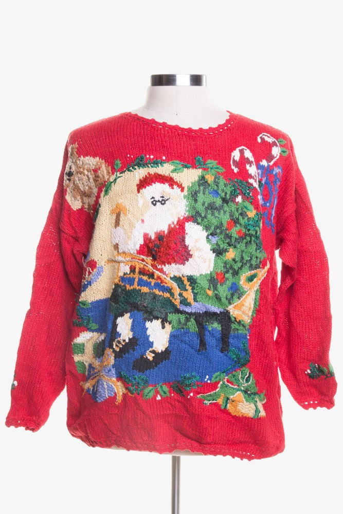 Red Ugly Christmas Pullover 45130