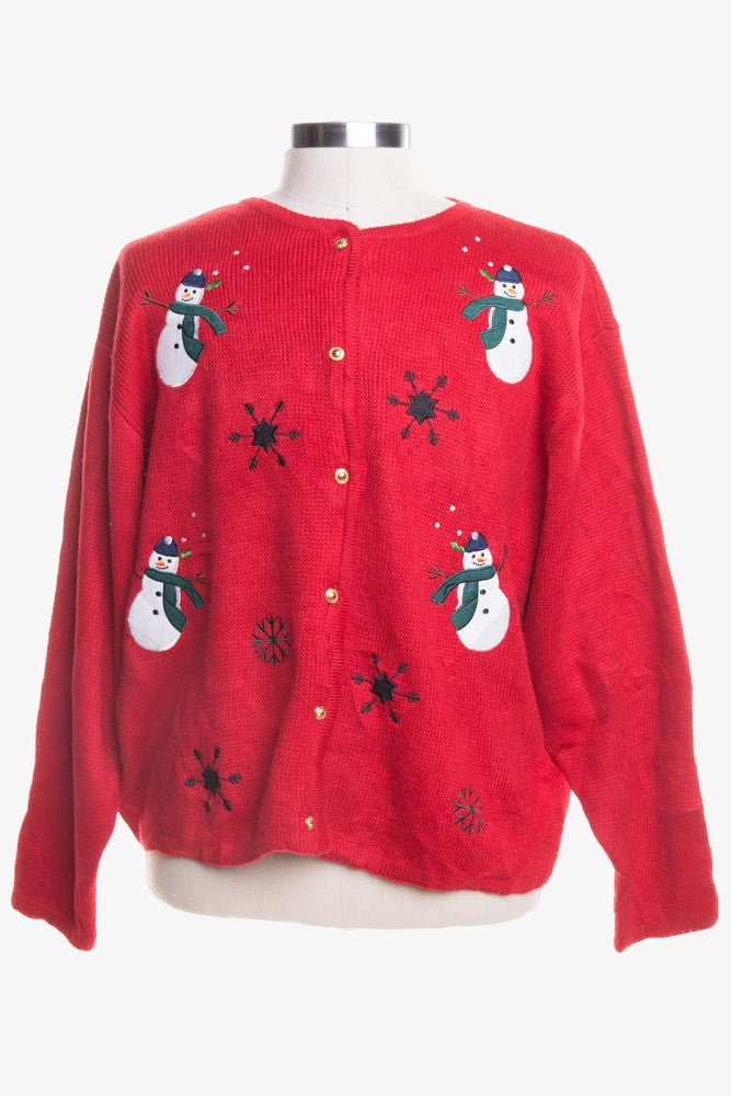 Red Ugly Christmas Cardigan 45319