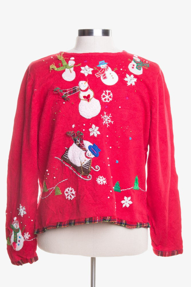 Red Ugly Christmas Pullover 45418