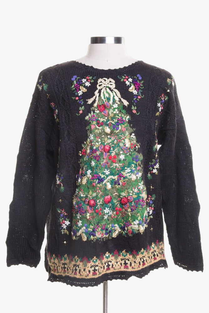 Black Ugly Christmas Pullover 45662