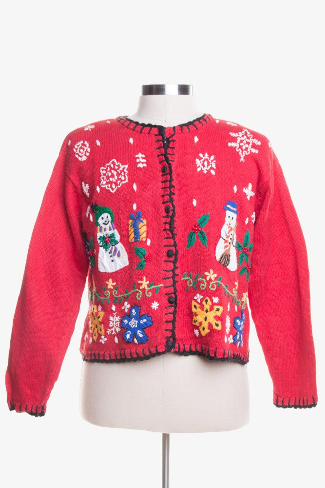 Red Ugly Christmas Cardigan 45716