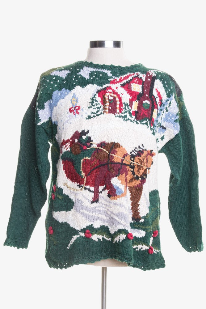 Green Ugly Christmas Pullover 45787