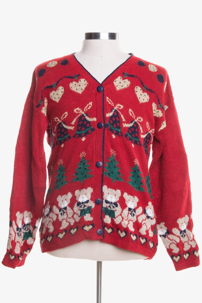 Red Ugly Christmas Cardigan 46139