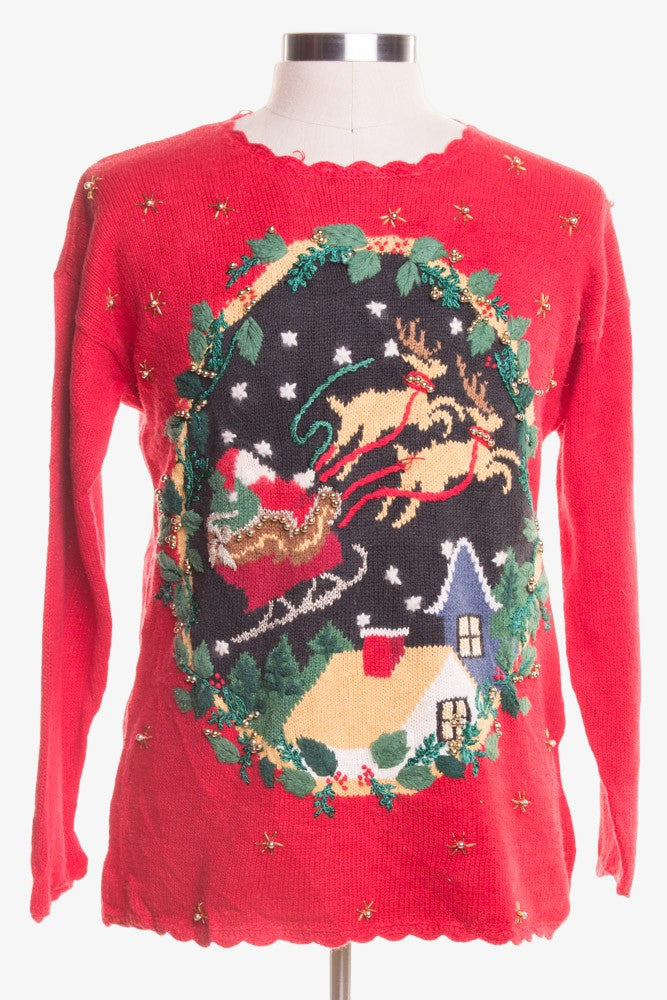 Red Ugly Christmas Pullover 46523