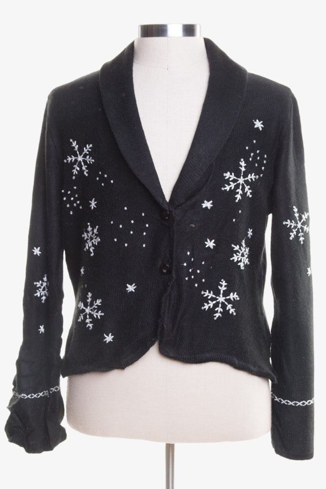 Black Ugly Christmas Cardigan 46720