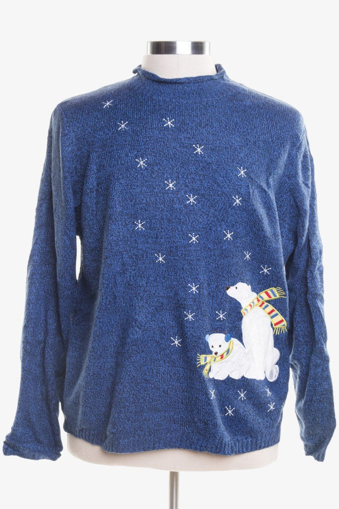 Blue Ugly Christmas Pullover 46845