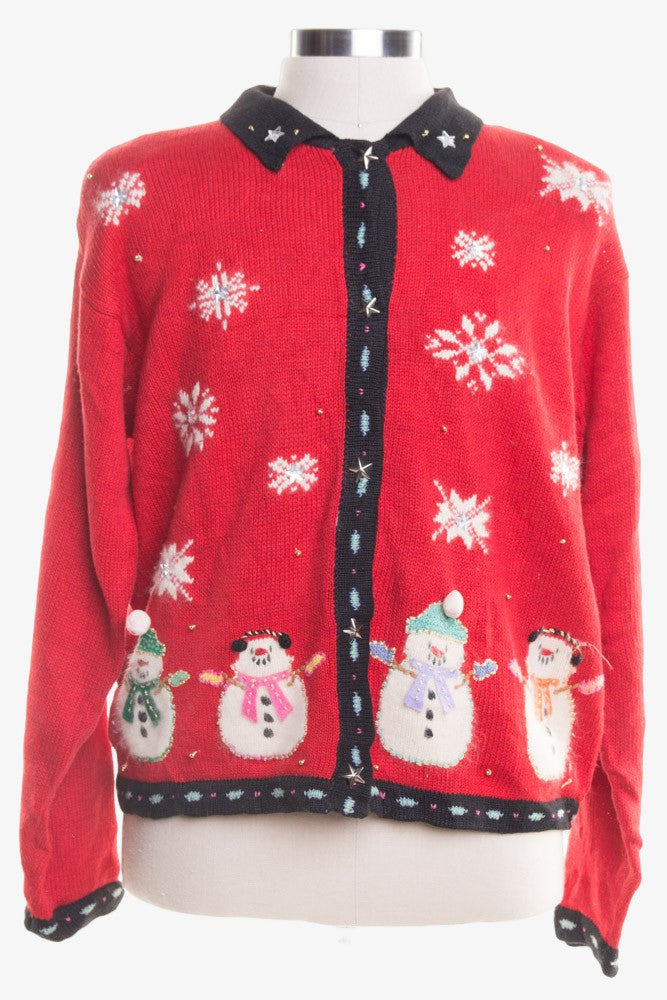 Red Ugly Christmas Cardigan 46855