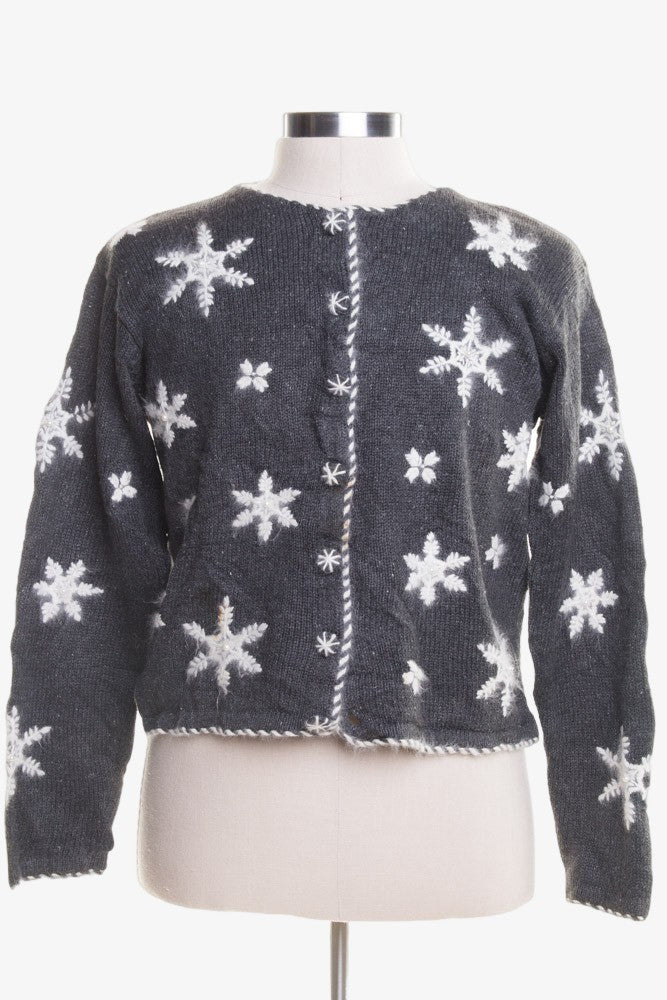 Black Ugly Christmas Cardigan 46940