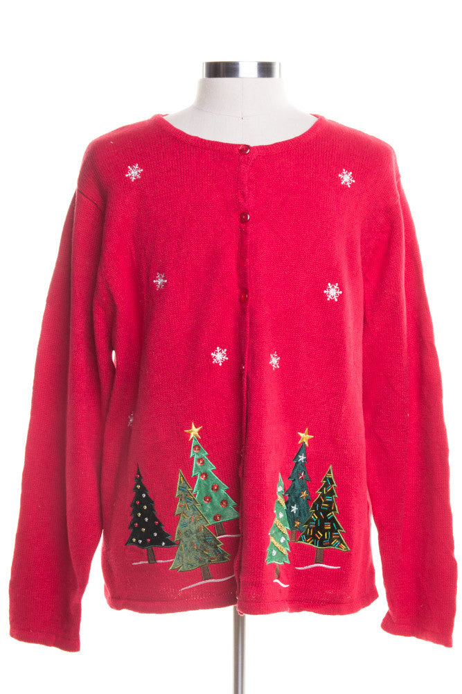 Red Ugly Christmas Cardigan 47096