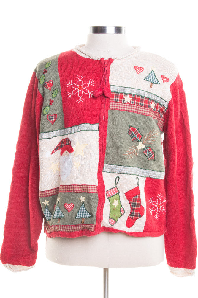 Red Ugly Christmas Cardigan 48042