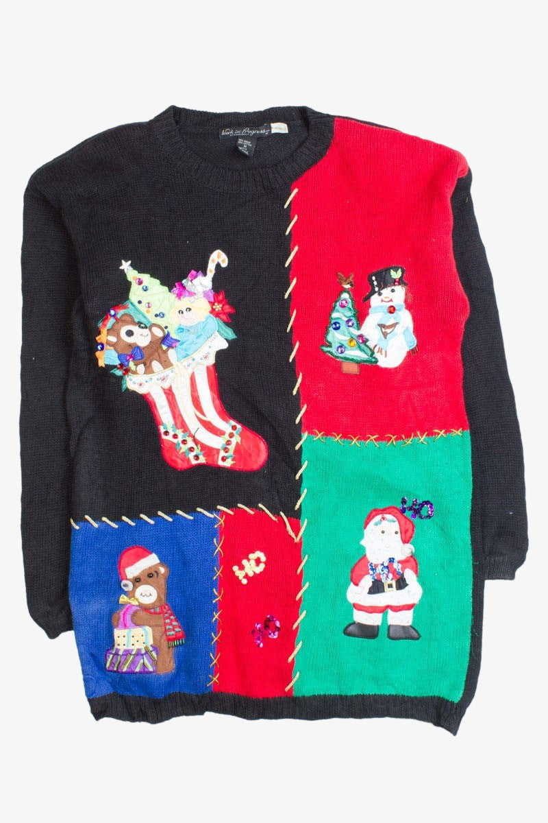 Black Ugly Christmas Pullover 49880